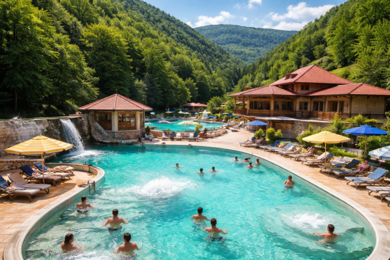 Jošanička banja termalni bazeni u prirodi kod Kopaonika