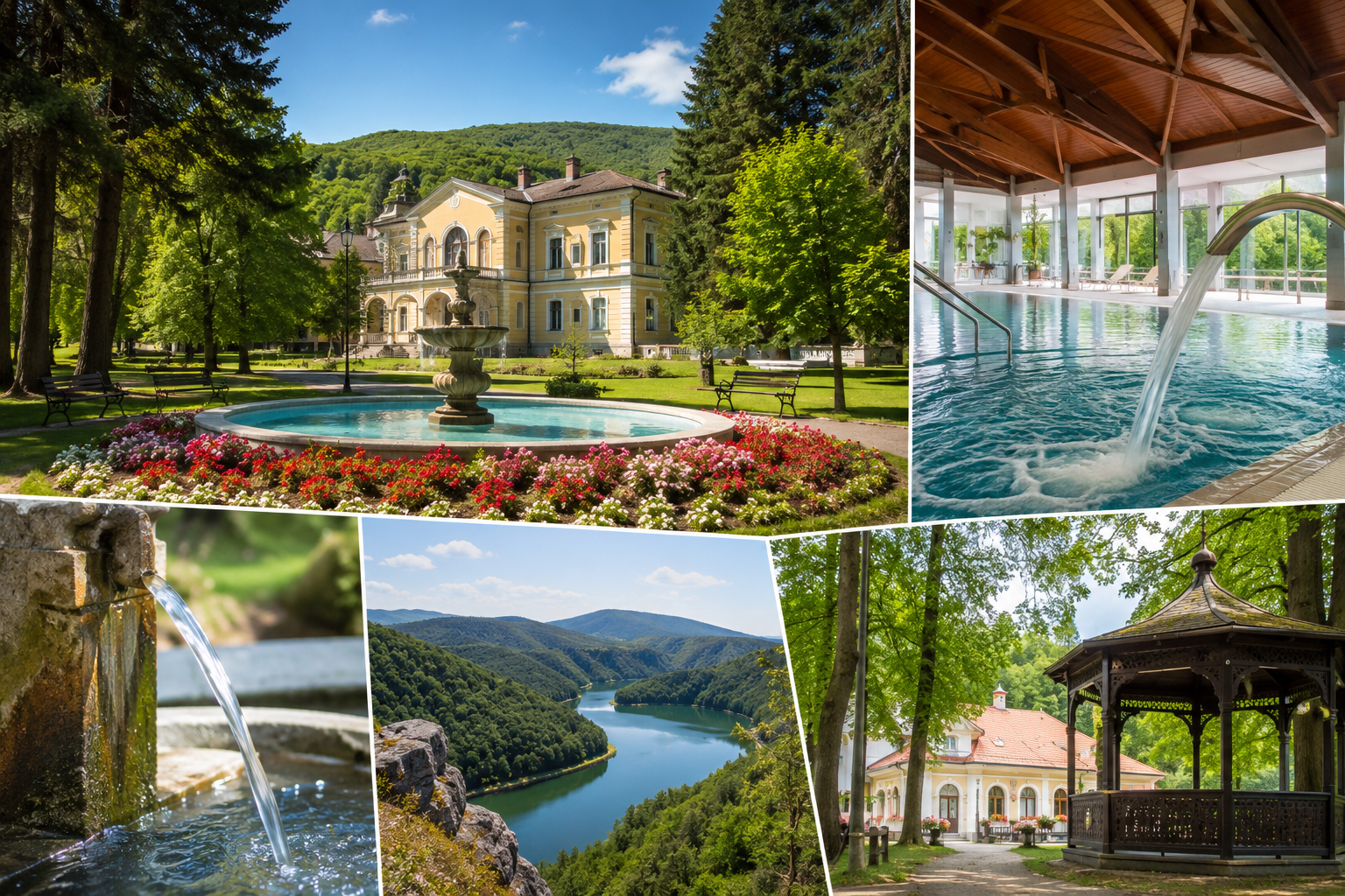 Brestovačka Banja u Srbiji sa termalnim izvorima, istorijskim zdanjima, spa sadržajima i prirodom u podnožju planine Crni Vrh